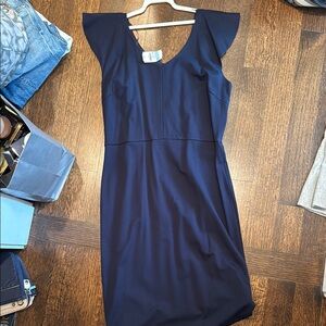 Elegant Navy Blue Dress
